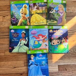 Disney Tag Leap Frog Reading System Books Set